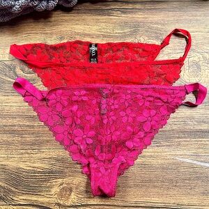 XOXO Red Lace Intimate Wear